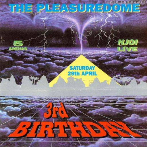 DJ Rush w/ Peta Pan - The Pleasuredome '3rd Birthday Party' - Fantasy Island, Skegness - 29.4.95
