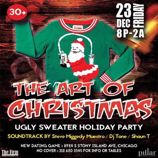 A Night @ the Dating Game: The Art Of Christmas: Ugly Sweater Holiday Party - 23 December 2016