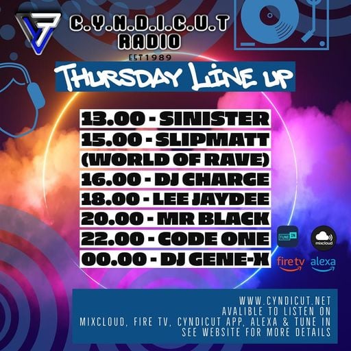 Dj-Sinister - Live On Cyndicut Radio - 06-04-2023