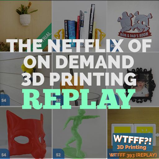 WTFFF 393: 3D Print Netflix with Hector Berrebi of 3DShook