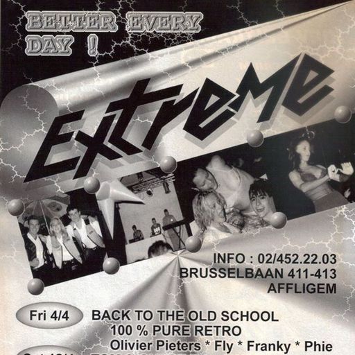 Olivier Pieters at "Back To The Old School" @ Extreme (Affligem - Belgium) - 4 April 1997
