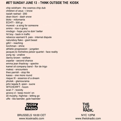 #877 PREMIERE ECHT! | NEW THEO PARRISH | DEAN BLUNT | SCAN 7 | WTCHCRFT | ATHLETIC PROGRESSION