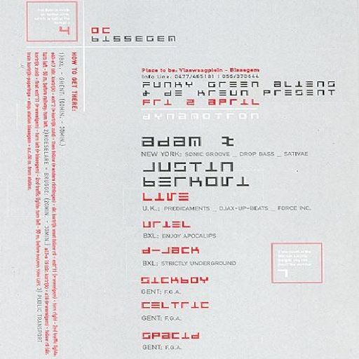 Nolf at "FGA presents Dynamotron" @ De Kreun (Bissegem - Belgium) - 2 April 1999