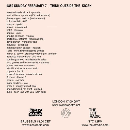 #859 NEW SOPHIE | BREACH | OMAR S | ZOPELAR | LUNICE | JIMMY EDGAR | PARTIBOI69 | 3 CHAIRS | ...