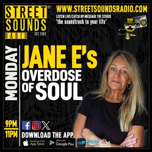 Jane E`s Overdose of Soul on Street Sounds Radio 2100-2300 18/05/2026