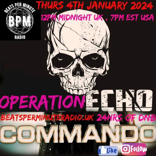 Biscuit-Drum and Bass Commando 5-Operation Echo-Live on Beats per Minute Radio 2 4.1.2023