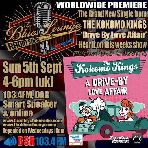 The Blues Lounge Radio Show Sept 5th 2021 ft New releases from Koko Mojo Records and Wienerworld