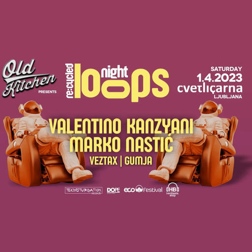 Valentino Kanzyani at "Recycled Loops Vinyl Classics Set" @ Cvetliçarna (Ljubljana) - 1 April 2023