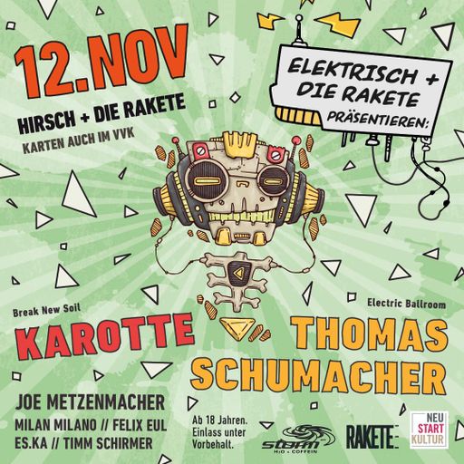Thomas Schumacher at "Elektrisch" @ Hirsch + Rakete (Neurenberg-Germany) - 12 November 2021