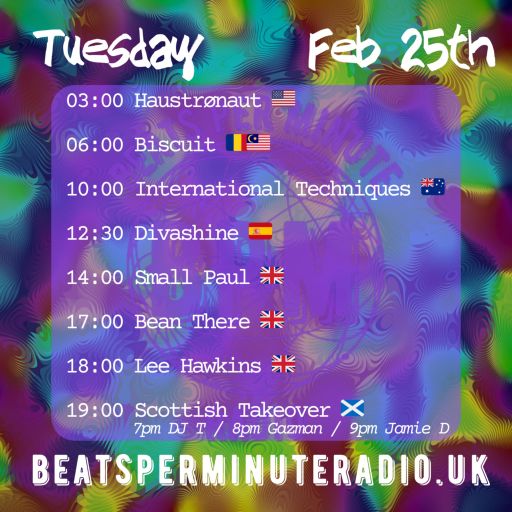 Biscuit- Tuesday Drum and Bass Crunch- Live on Beats Per Minute Radio 25.2.2025