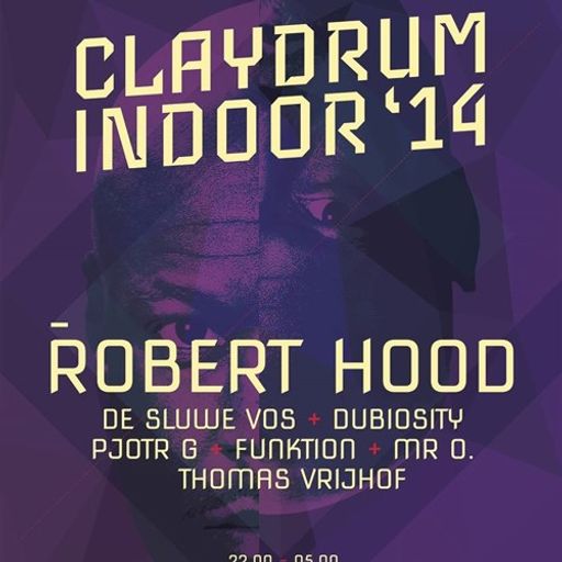 Robert Hood at "Claydrum Indoor" @ Maastricht Music Hall (Maastricht-NL) - 31 October 2014