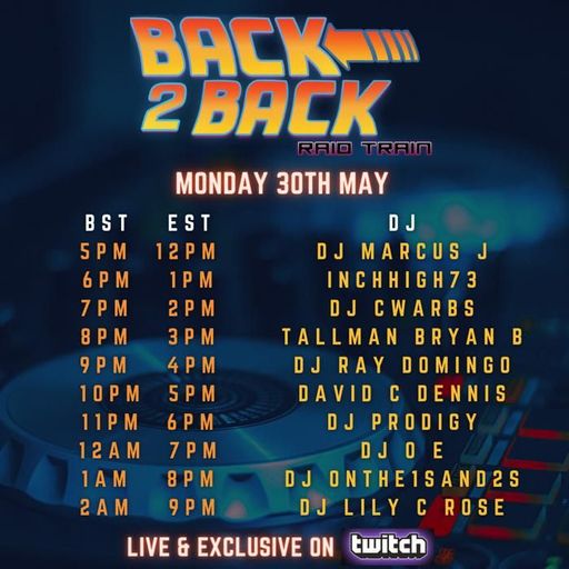Back 2 Back Raid Train - 30th May 2022