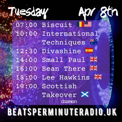 Biscuit-Tuesday Drum and Bass Crunch-Live on Beats Per Minute Radio 8.4.2024