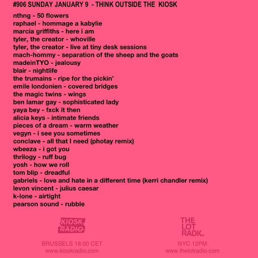 #906 NEW &ON&ON | OSSIE | SOICHI TERADA | ZOMBY | EARL SWEATSHIRT | DOOM CANNON | NIKKI NAIR