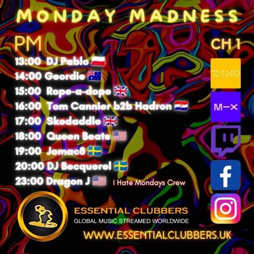 Tom Cannier b2b Hadron - Monday Madness on ECR - 241022