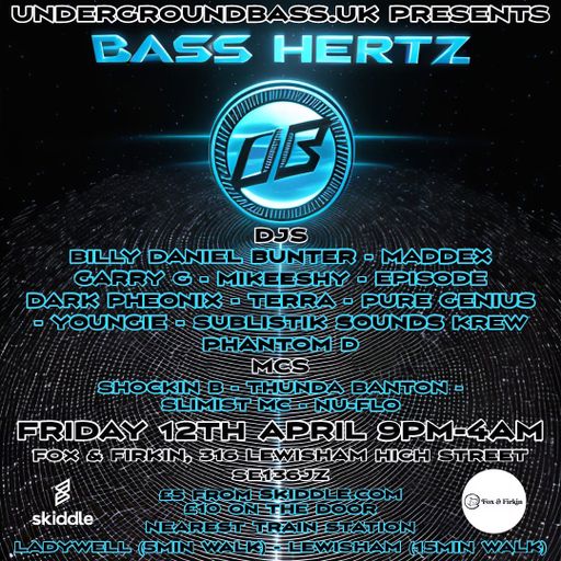 BASS HERTZ WARM UP SHOW FRIDAY 8PM LIVE ON UNDERGROUNDBASS.UK 12-04-24