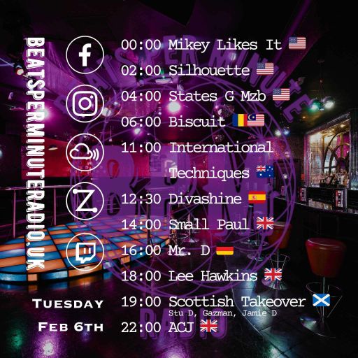 Biscuit-Tuesday Techno Crunch-The Pocket Rocket Edition-Live on Beats Per Minute Radio 6.2.2024