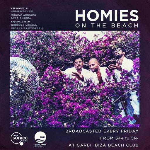 BERT & ROBERTO LODOLA - HOMIES ON THE BEACH AT GARBI - 17 JUNE