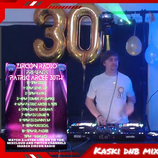 KASKI dnb set for patric arcee's 30th bday live on zircon radio 18-1-25