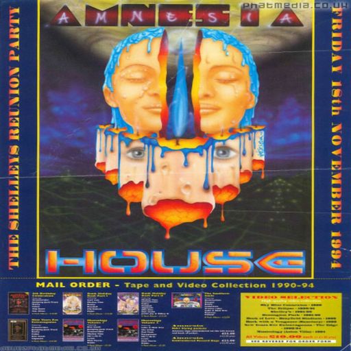 Grooverider - Amnesia House 'Shelleys Reunion' - Venue 44 - 18.11.94