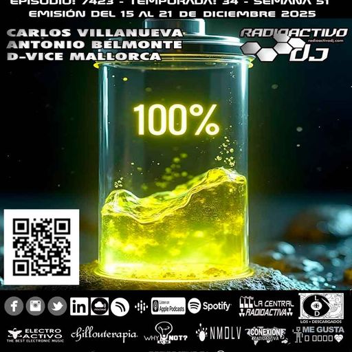 Radioactivo DJ 51-2025 Carlos Villanueva, Antonio Belmonte & D-Vice Mallorca
