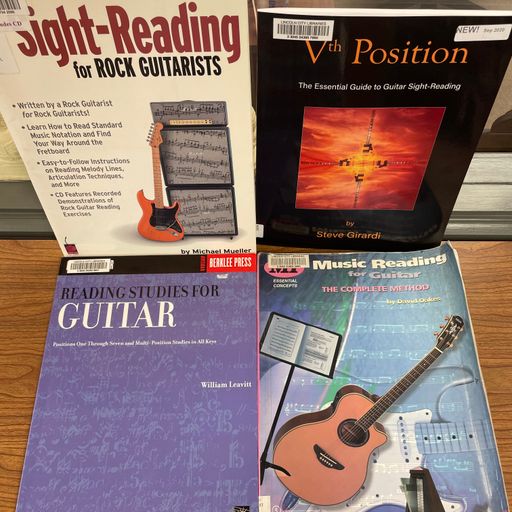 Polley Music Library show: reading music on guitar