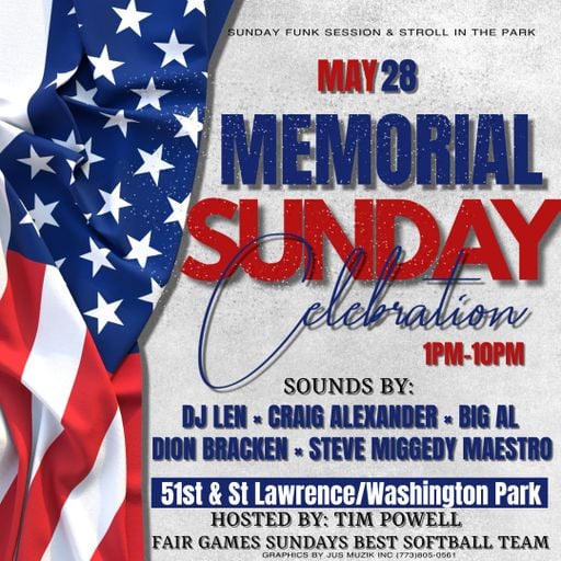 A Day at Washington Park Live!: Memorial Sunday Funk Session - 28 May 2023