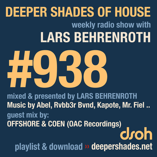 DSOH #938 Deeper Shades Of House w/ guest mix by OFFSHORE & COEN