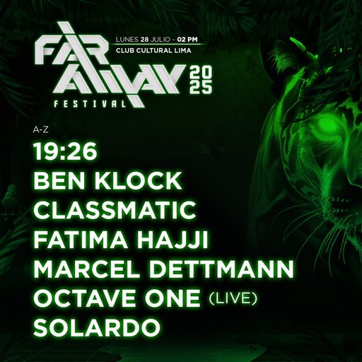 Ben Klock B2B Marcel Dettmann at Far Away Festival (Lima - Peru) - 28 July 2025