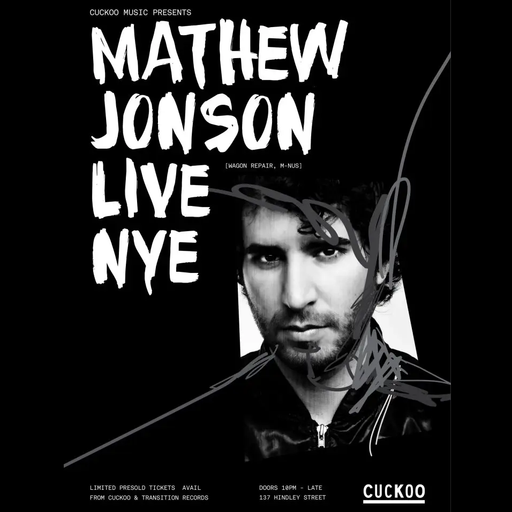 Mathew Jonson LIVE at "New Years Eve" @ Cuckoo Bar (Adelaide-Australia) - 31 December 2012