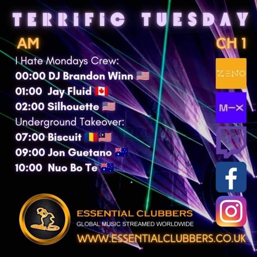 Biscuit-Underground Takeover Tuesday-Techno-Live on Essential Clubbers Radio 27.09.2022