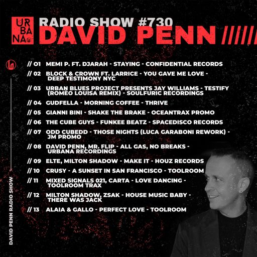 Urbana Radio Show by DAVID PENN #730