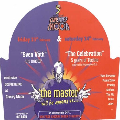 Yves De Ruyter at "5th Anniversary - The Celebration" @ Cherry Moon (Lokeren) - 24 February 1996