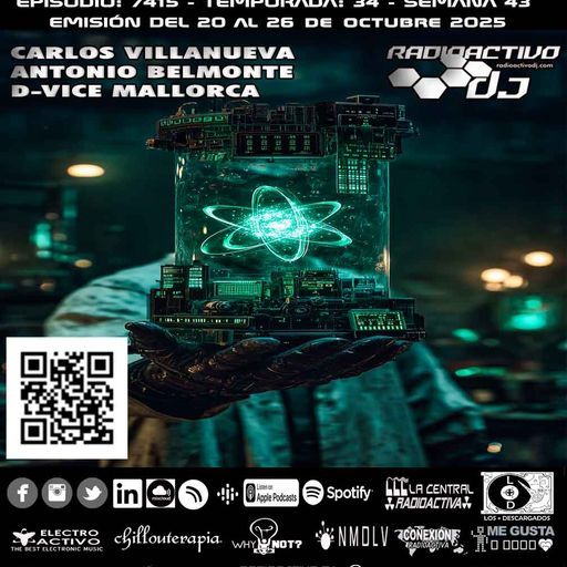 Radioactivo DJ 43-2025 Carlos Villanueva, Antonio Belmonte & D-Vice Mallorca