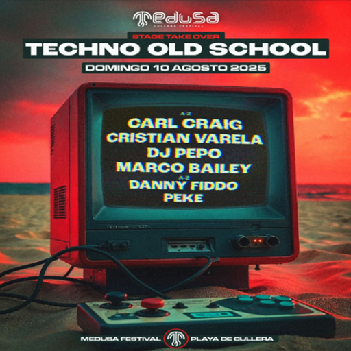 DJ Pepo at "Techno Old School Stage" @ Medusa Festival (Valencia - Spain) - 10 August 2025
