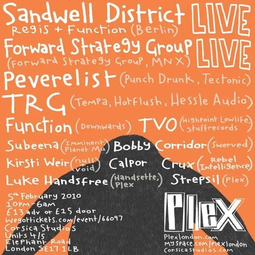 Sandwell District LIVE at "Plex" @ Corsica Studios (London-UK) - 5 February 2010