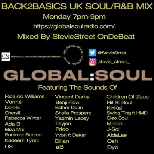 Back2basics UK Soul/R&B Mix by Stevie Street