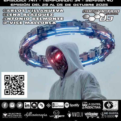 Radioactivo DJ 40-2025 Carlos Villanueva, Elena Blázquez, Antonio Belmonte & D-Vice Mallorca-