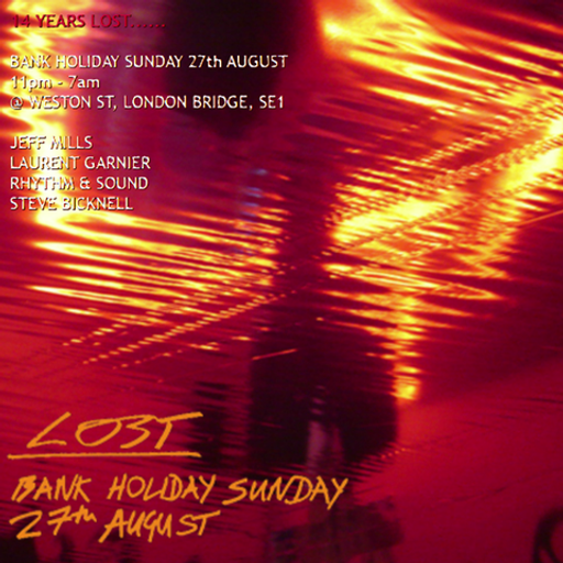 Laurent Garnier at "14 Years Lost..." @ The Bridge (London-UK) - 27 August 2006