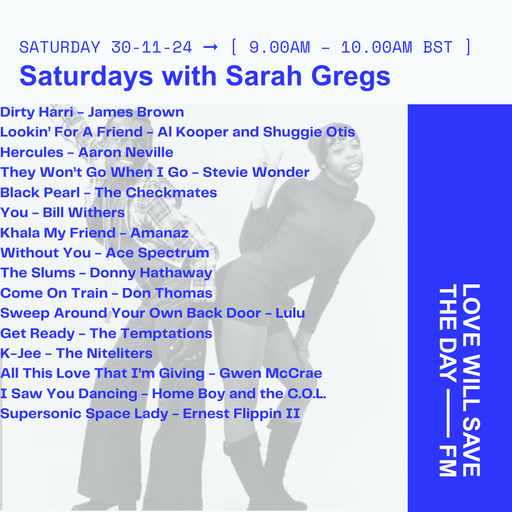2025-11-29 Saturdays with Sarah Gregs | LWSTD-FM