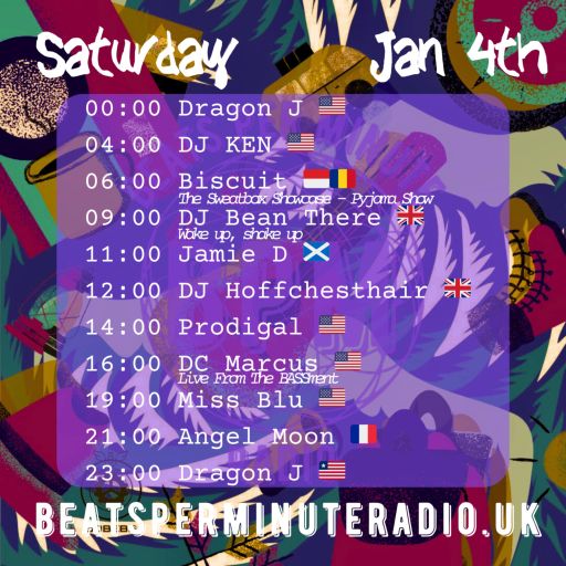 Biscuit-Saturday Pajama Show- Live from Bali for Beats per Minute Radio 4.1. 2025