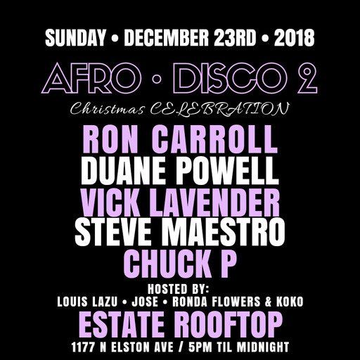 A Night @ Estate - Afro-Disco 2 - 23 Dec 2018