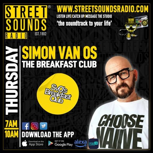Family Choice and the Breakfast Show with Simon Van Os on Street Sounds Radio 0700-100016/04/2026
