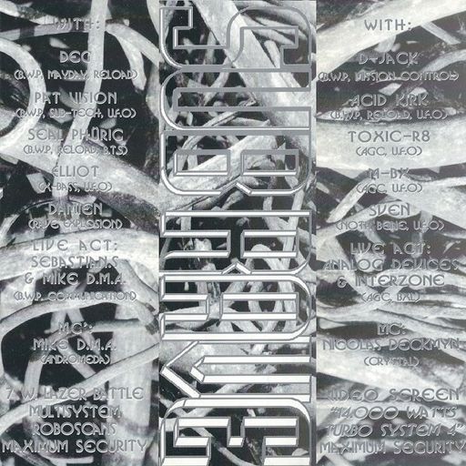 D-Jack at "X-Bass Presents Subrave 95" @ PK Studios (Brussel - Belgium) - 19 May 1995