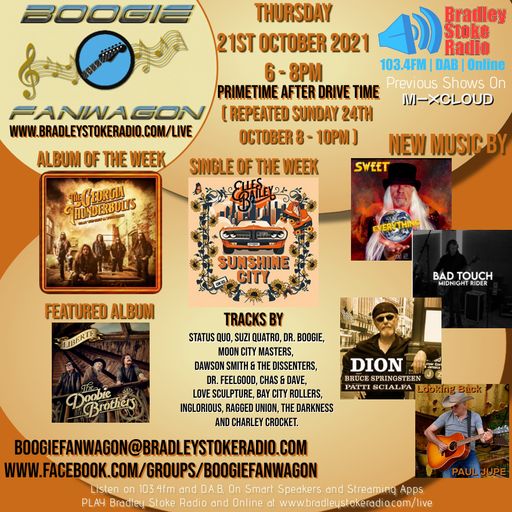 Boogie Fanwagon Thursday 21st October 2021