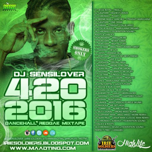 DJ Sensilover - 4-20 Dancehall Reggae (Mixtape 2016)