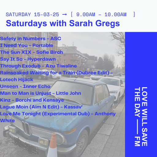 2025-03-15 Saturdays with Sarah Gregs | LWSTD-FM