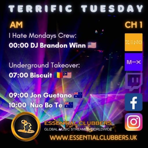 Biscuit-Underground Takeover Tuesday-Rumble in the Jungle-Live on Essential Clubbers Radio 4.10.2022