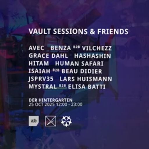 Benza B2B Vilchezz at "Vault Sessions x ADE" @ Der Hintergarten (Amsterdam-NL) - 25 October 2025