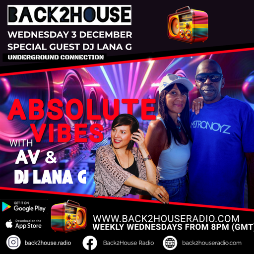 Episode 61: AV-Ace Shyllon & Vibrant C with Lana G - Absolute Vibes House Music Show 03/12/25